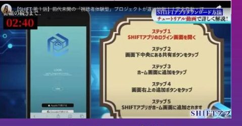 SHIFTのダウンロード方法について